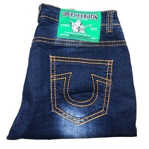 TRUE Religion Jeans Size 34 BILLY SUPER BIG T Blue